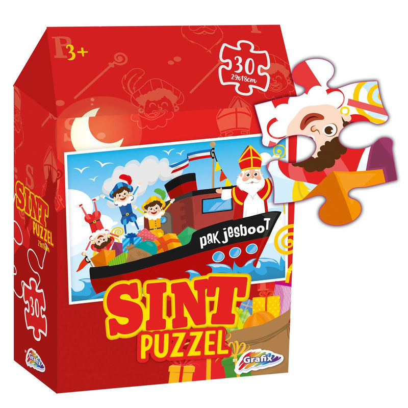Afbeelding laden in galerijviewer, Grafix Sinterklaas Puzzel, 30st.
