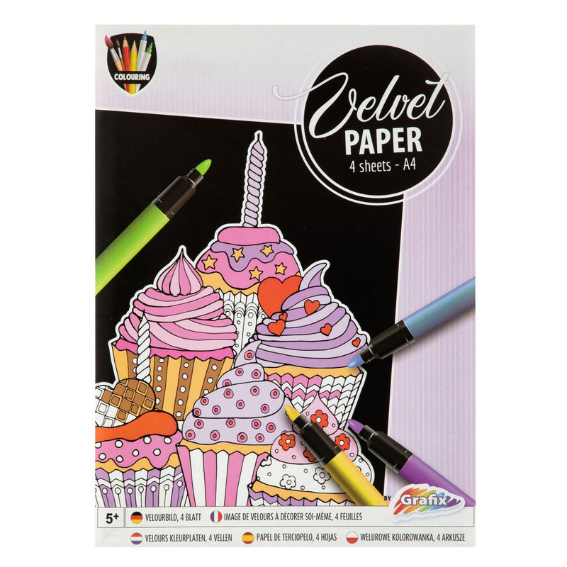 Afbeelding laden in galerijviewer, Creative craft group knutselset fluweel papier

