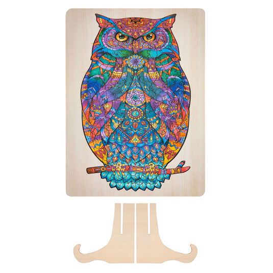 Creative Craft Group Unieke Houten Puzzel Uil, 130st.