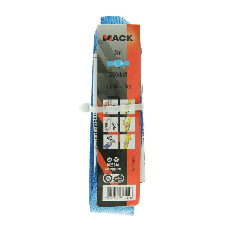 Afbeelding laden in galerijviewer, Mack 1023384 - lint polyester, met gesp, 25mm-5m max250kg | 10 stuks
