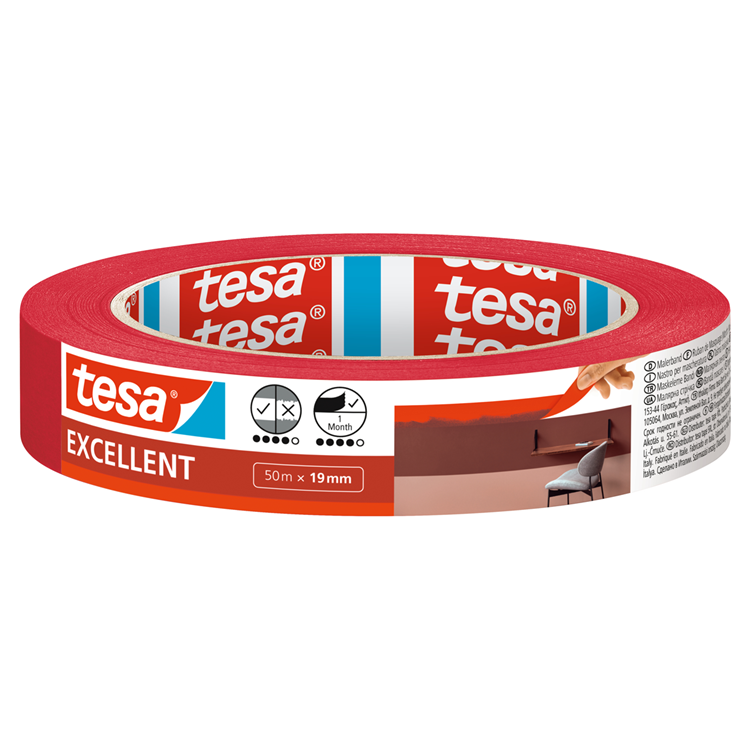 Afbeelding laden in galerijviewer, Tesa 1067554 - schilderstape excellent 50 meter 19 mm | 16 stuks
