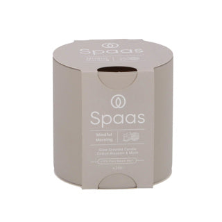 Afbeelding laden in galerijviewer, Spaas glow geurkaars 35u - mindful morning | 3 stuks
