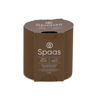 Afbeelding laden in galerijviewer, Spaas glow geurkaars 35u - warm wonder | 3 stuks

