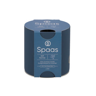 Spaas glow geurkaars 35u - soft sunrise | 3 stuks