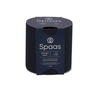 Afbeelding laden in galerijviewer, Spaas glow geurkaars 35u - midnight magic | 3 stuks
