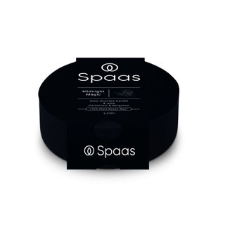 Spaas glow geurkaars 4-wiek 20u - midnight magic | 2 stuks