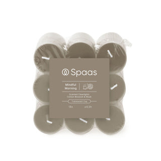 Spaas geurende clearlights blokverpakking x18 4,5u - mindful morning | 4 stuks