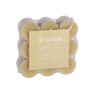 Spaas geurende clearlights blokverpakking x18 4,5u - shimmering smile | 4 stuks