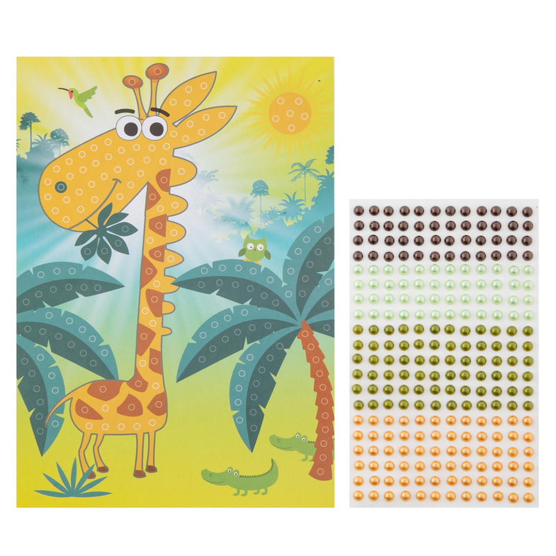 Afbeelding laden in galerijviewer, Grafix Knutselset Bead Art Giraffe
