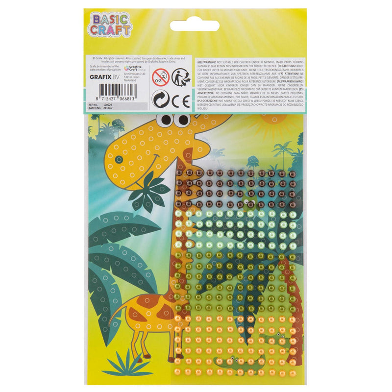 Afbeelding laden in galerijviewer, Grafix Knutselset Bead Art Giraffe
