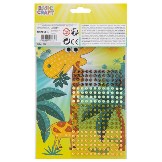 Grafix Knutselset Bead Art Giraffe