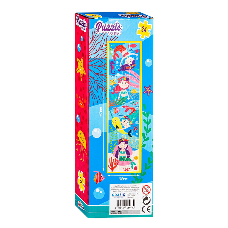 Afbeelding laden in galerijviewer, Grafix Toren Puzzel Zeemeermin, 47x12cm
