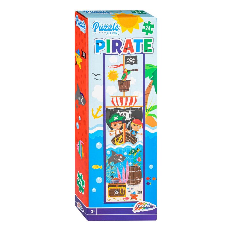 Afbeelding laden in galerijviewer, Grafix Toren Puzzel Piraat, 47x12cm
