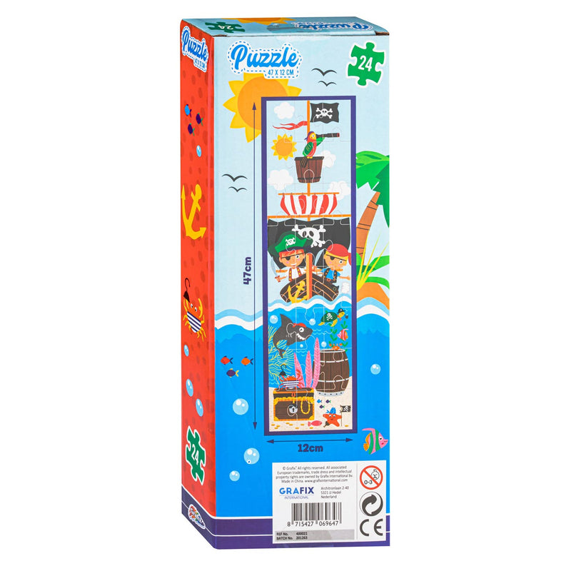 Afbeelding laden in galerijviewer, Grafix Toren Puzzel Piraat, 47x12cm

