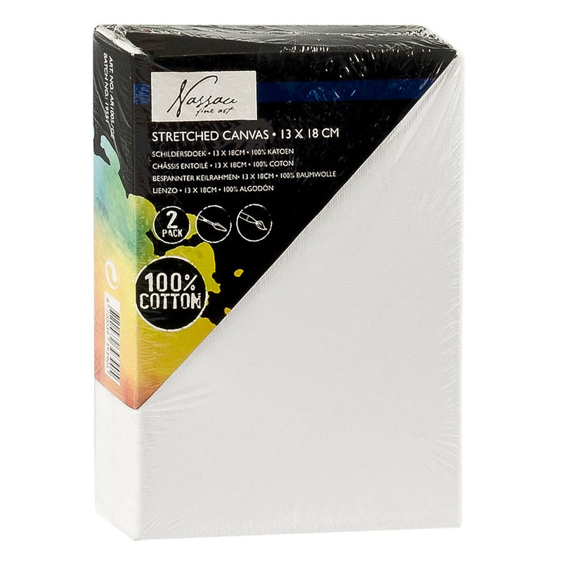 Afbeelding laden in galerijviewer, Nassau fine art nassau canvas katoen, 13x18cm - 2st.
