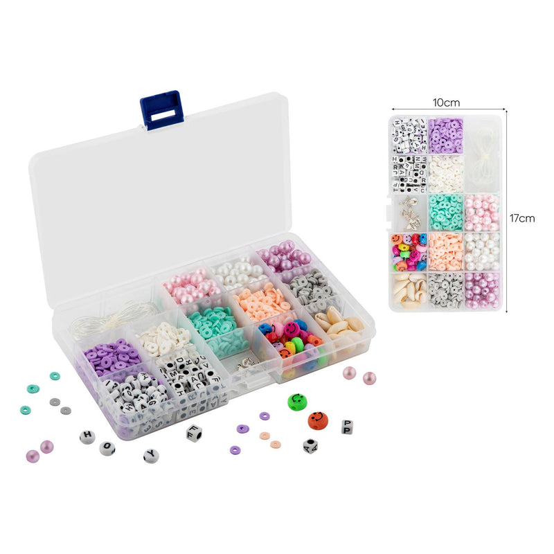 Afbeelding laden in galerijviewer, Grafix kralensets beads in box, 12 setjes beads
