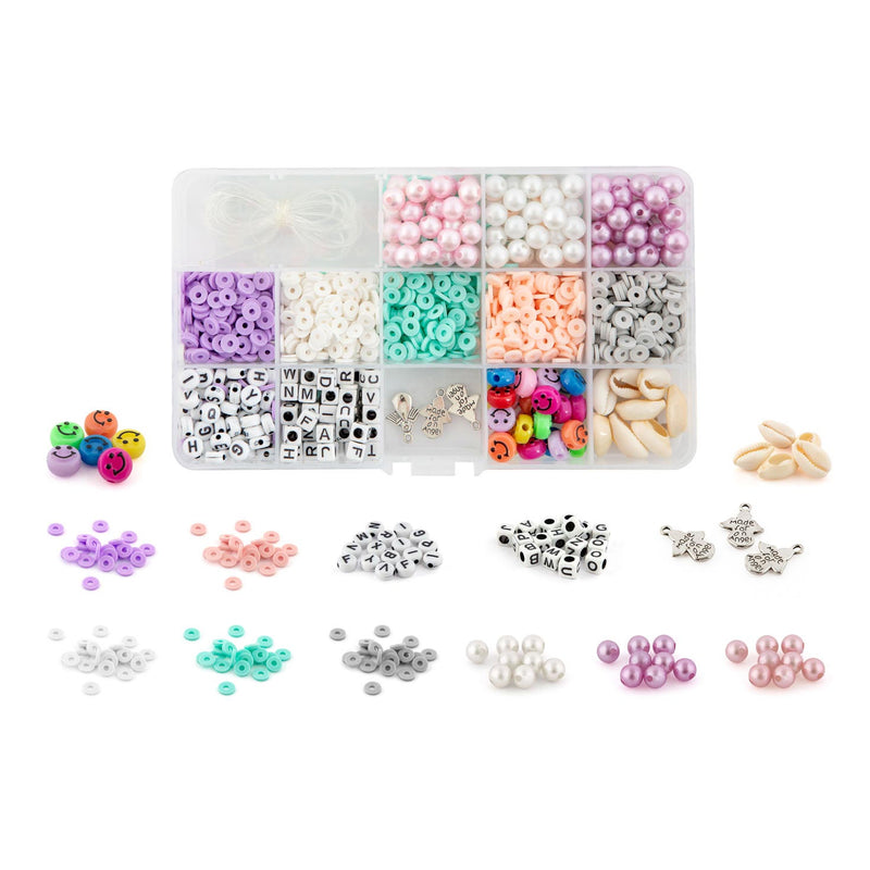 Afbeelding laden in galerijviewer, Grafix kralensets beads in box, 12 setjes beads

