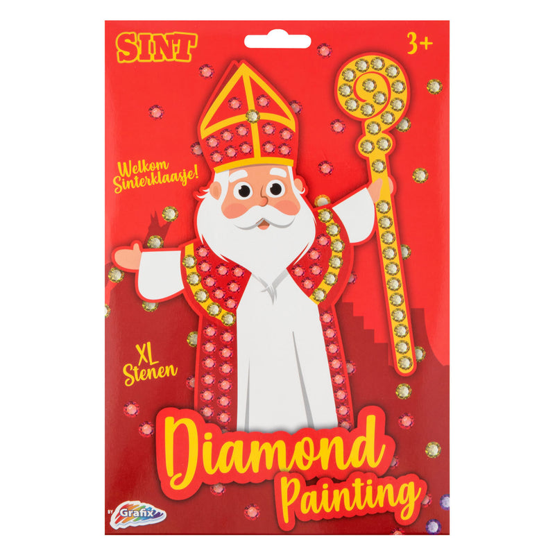 Afbeelding laden in galerijviewer, Grafix sinterklaas mozaiek diamond painting - xl stenen
