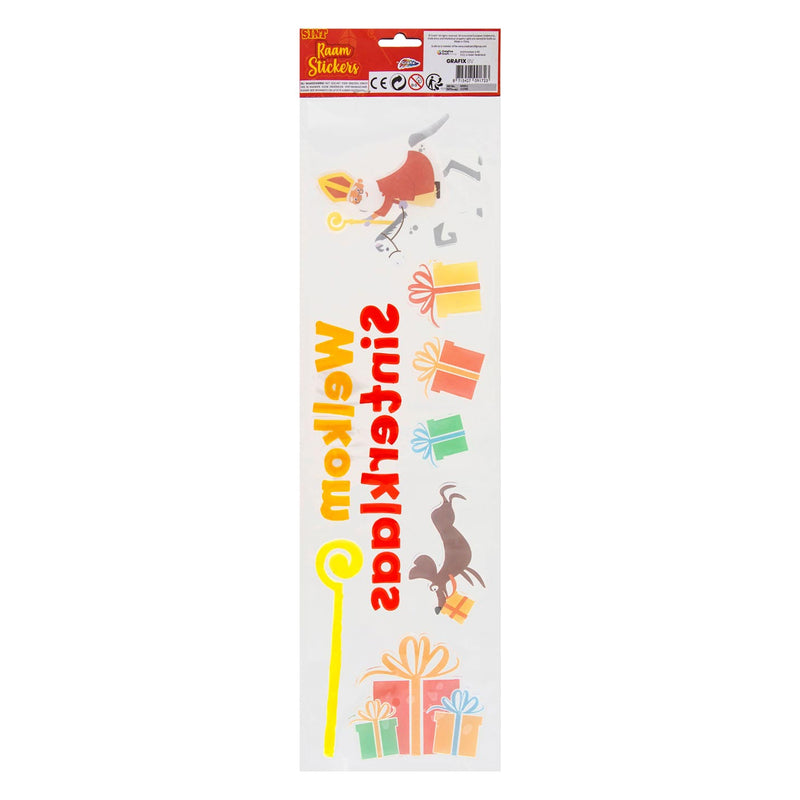 Afbeelding laden in galerijviewer, Grafix Sinterklaas Raamstickers
