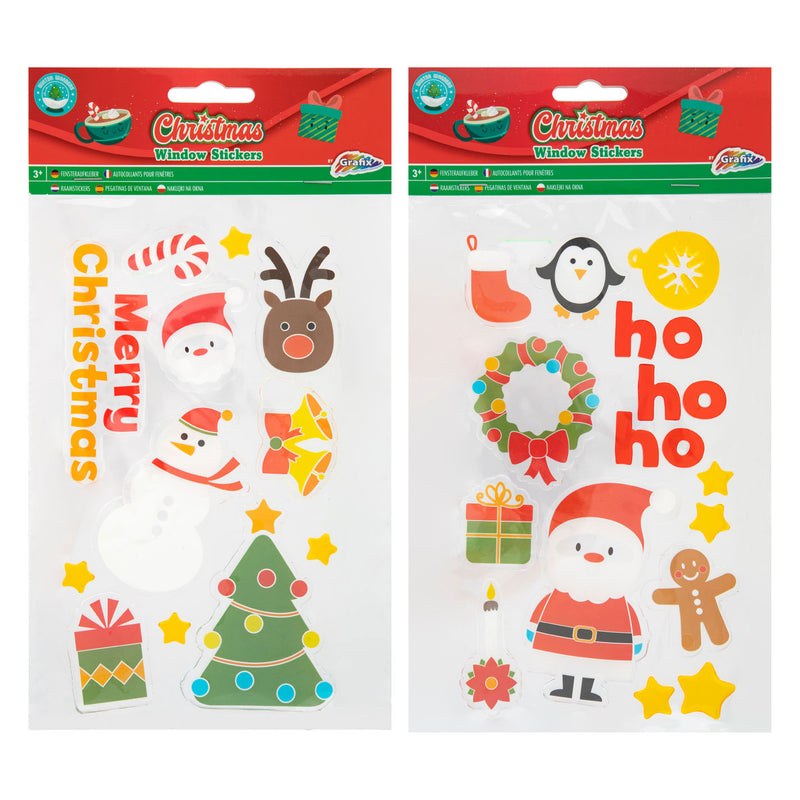 Afbeelding laden in galerijviewer, Creative craft group kerst raamstickers
