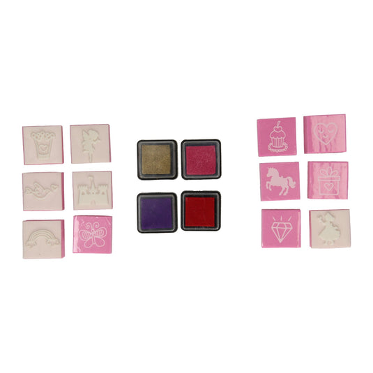 Grafix foam stempelset - roze
