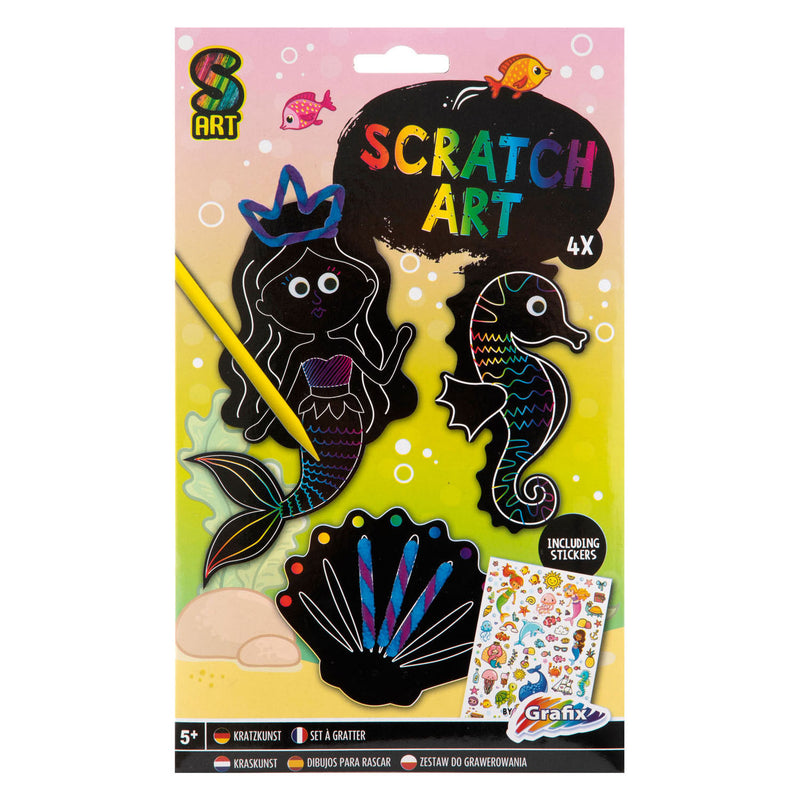 Afbeelding laden in galerijviewer, Creative craft group maak je eigen scratch art meisje
