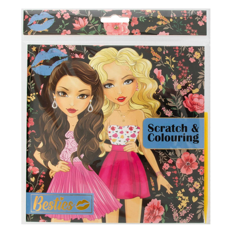 Afbeelding laden in galerijviewer, Grafix besties kras en kleurboek 12 blz
