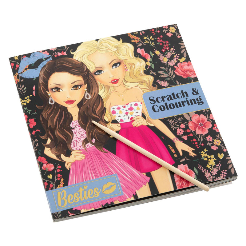 Afbeelding laden in galerijviewer, Grafix besties kras en kleurboek 12 blz
