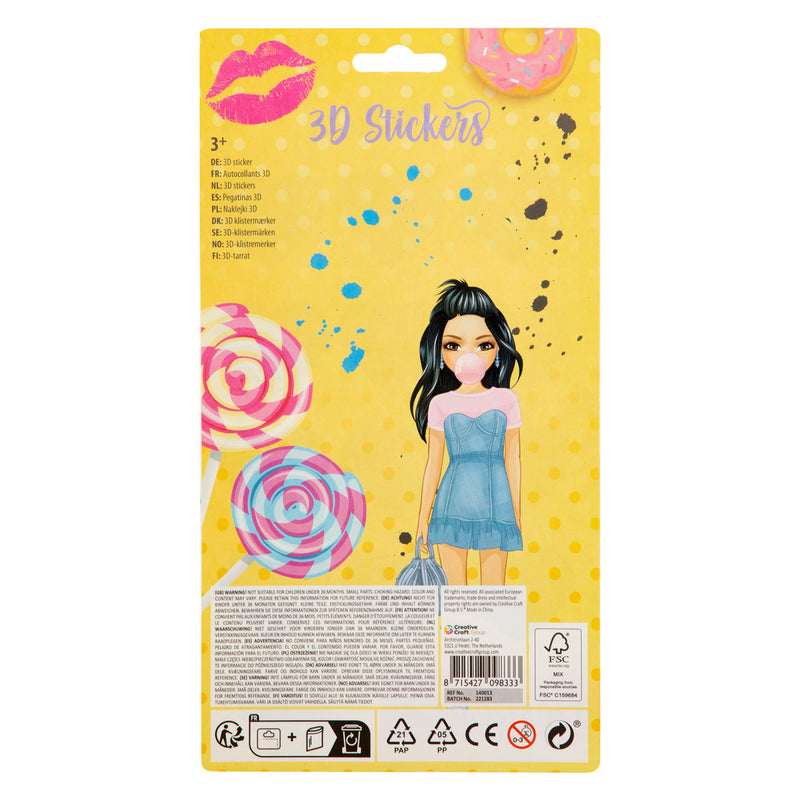 Afbeelding laden in galerijviewer, Besties 3d stickervel
