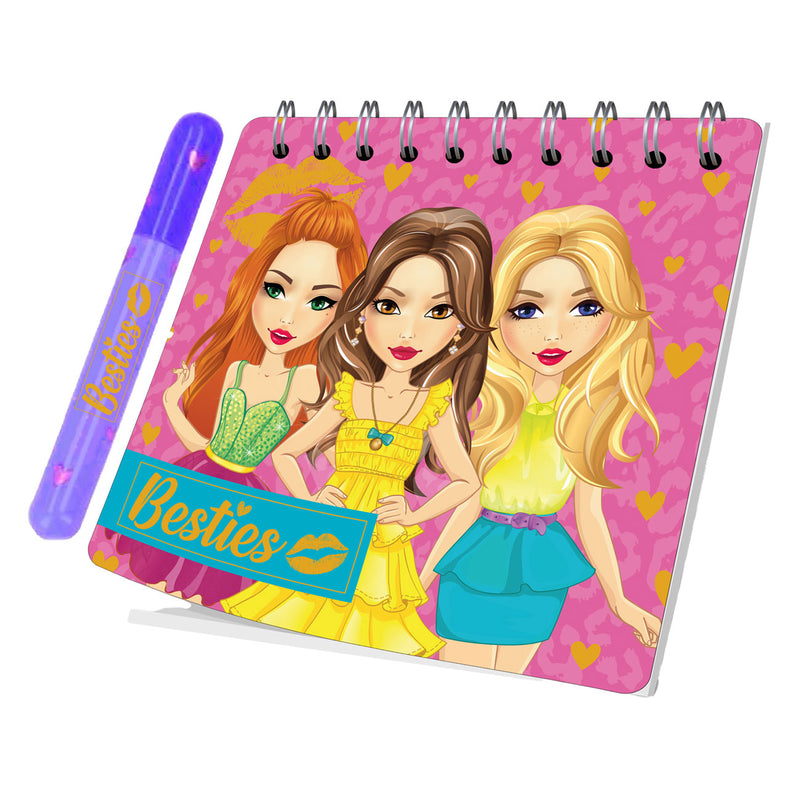 Afbeelding laden in galerijviewer, Besties mini notitieboek met pen
