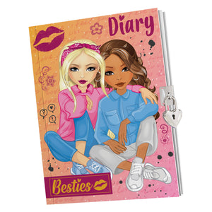 Besties dagboek a5 met slot