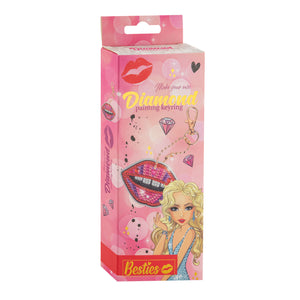 Besties diamond painting sleutelhanger maken