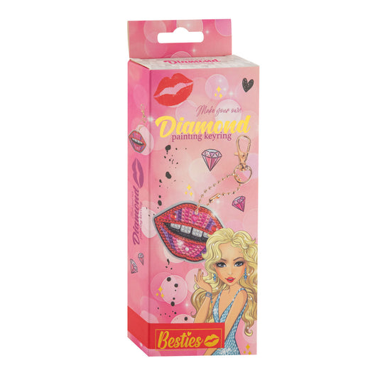 Besties diamond painting sleutelhanger maken