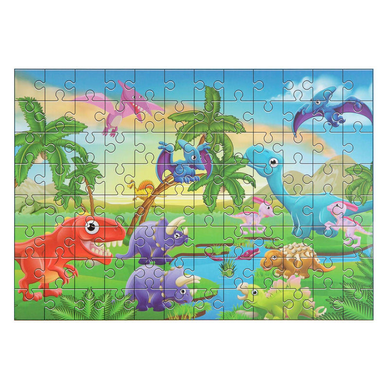 Afbeelding laden in galerijviewer, Grafix Legpuzzel Dinowereld, 96st.

