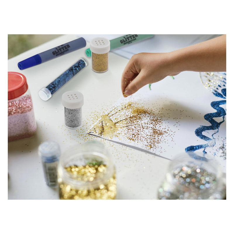 Afbeelding laden in galerijviewer, Creative Craft Group Glitter Decoratieset, 17dlg.
