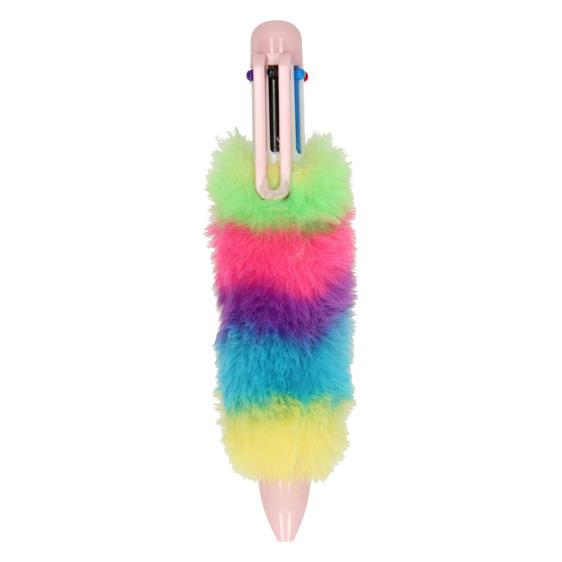 Afbeelding laden in galerijviewer, Grafix meerkleurenpen fluffy regenboog
