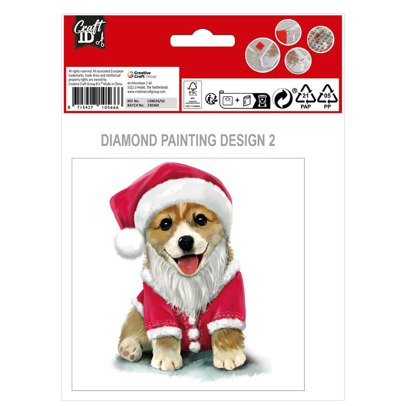 Afbeelding laden in galerijviewer, Grafix maak je eigen kerstkaarten diamond painting, 2st.
