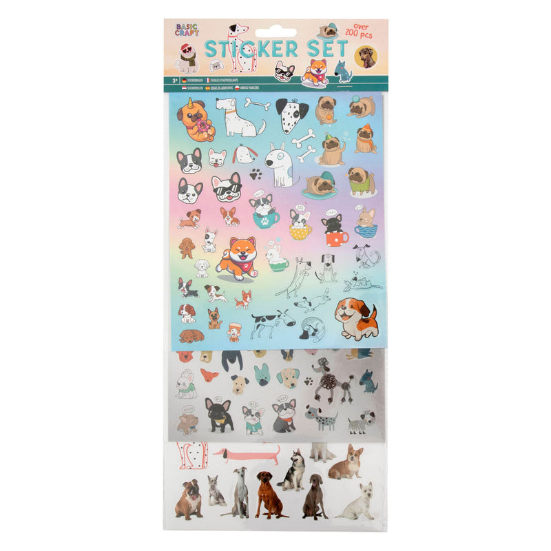 Afbeelding laden in galerijviewer, Creative craft group stickerset honden, 100st.
