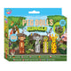 Creative craft group houten kegelpoppetjes knutselset - jungle