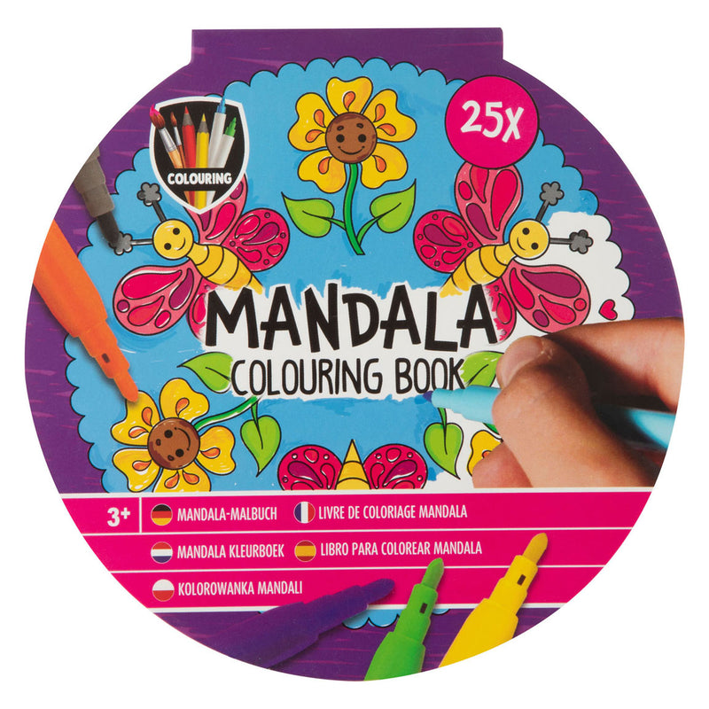 Afbeelding laden in galerijviewer, Creative craft group mandala kleurboek, 25 kleurplaten
