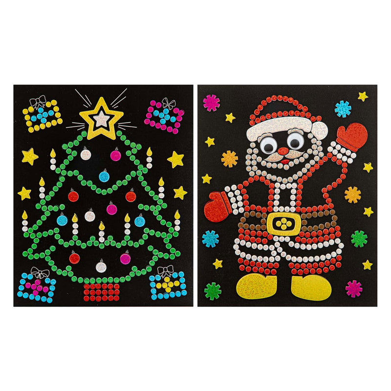 Afbeelding laden in galerijviewer, Creative craft group xmas holografische stippen stickerset
