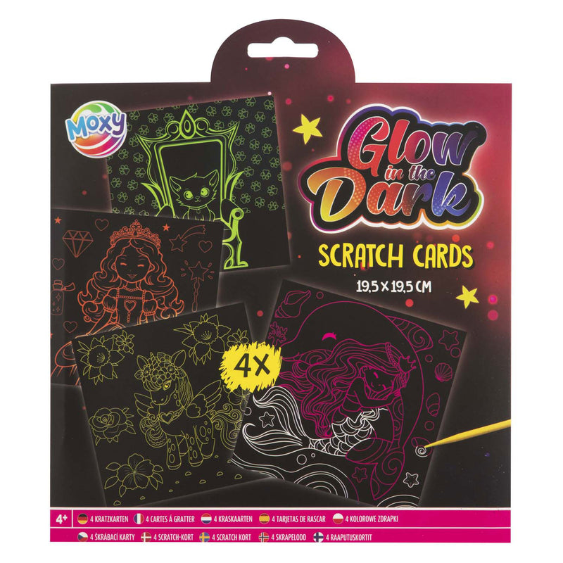 Afbeelding laden in galerijviewer, Grafix scratch kaarten glow in the dark
