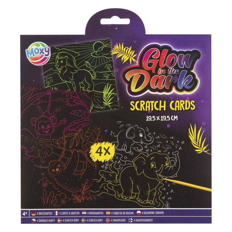 Afbeelding laden in galerijviewer, Grafix scratch kaarten glow in the dark
