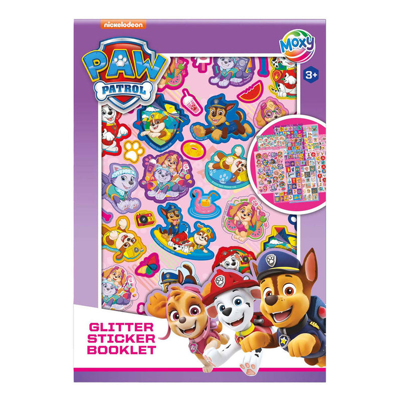 Afbeelding laden in galerijviewer, Moxy paw patrol glitter stickerboek - a5
