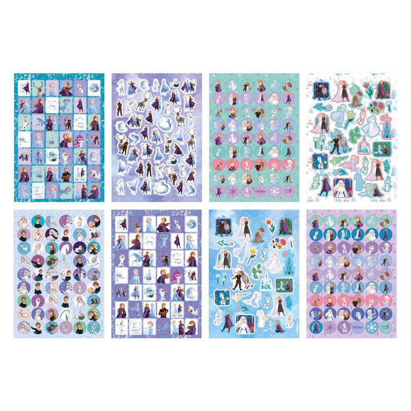 Afbeelding laden in galerijviewer, Moxy frozen glitter stickerboek - a5 formaat 8 vel
