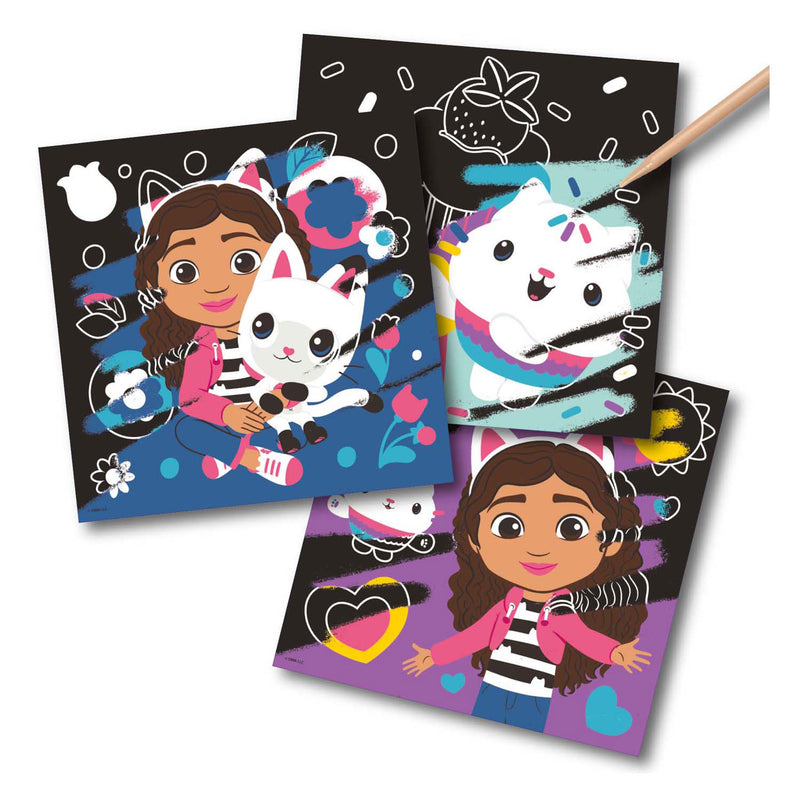 Afbeelding laden in galerijviewer, Moxy scratch kaarten gabby's poppenhuis set, 7dlg.
