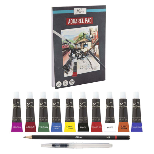 Creative craft group aquarel verf box, 13dlg.