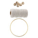 Creative craft group macrame knutselset veren