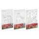 Creative craft group canvas schilderen op nummer kerstmis - incl 6 kleuren verf en penseel