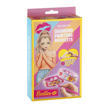 Creative craft group besties diamond painting armbanden, 2st.